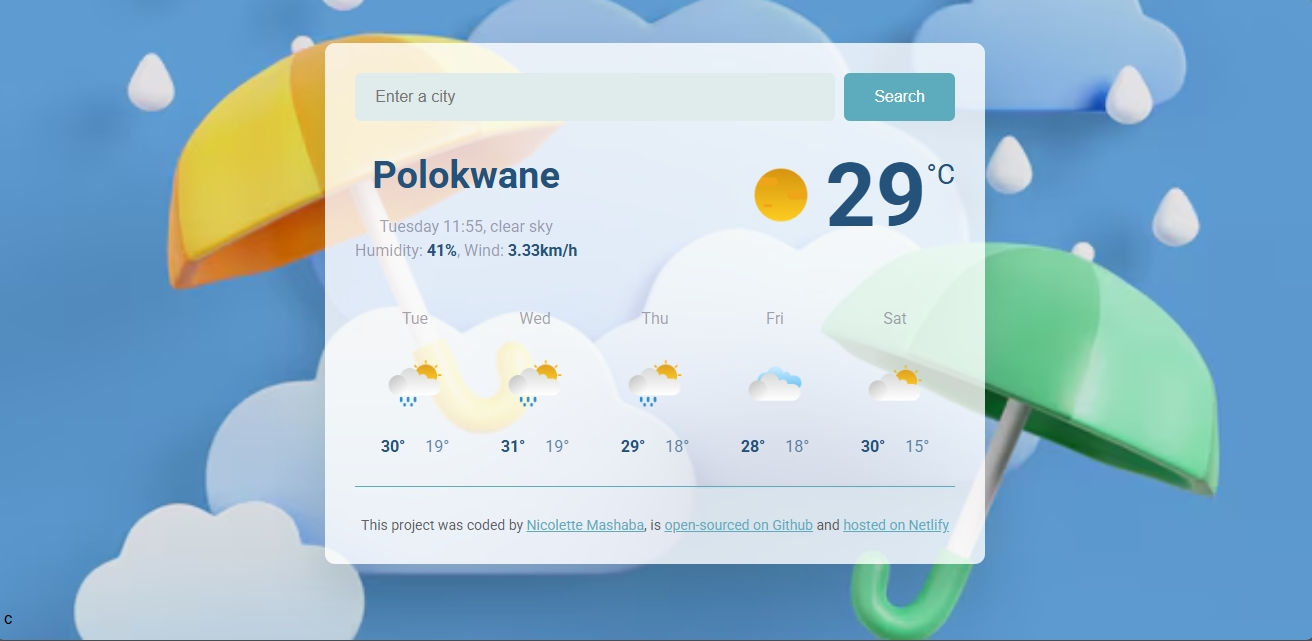 Weather App Project